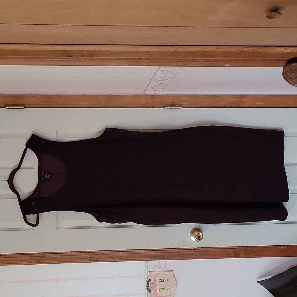 Burgundy dress